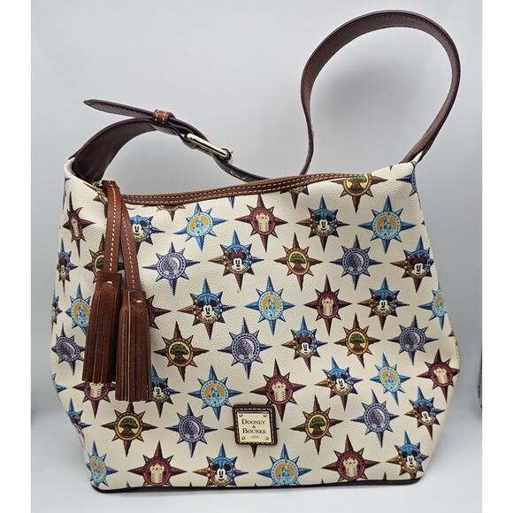 Dooney & Bourke Handbags - Dooney & Bourke Mickey Mouse Disneyland & World 2018 Passport Shoulder Bag/Purse